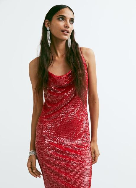 Vestido de lentejuelas de H&M, 44,99€.