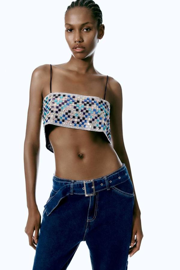 Los espectaculares tops de fiesta superventas que necesitas para deslumbrar si aún no tienes look para nochevieja