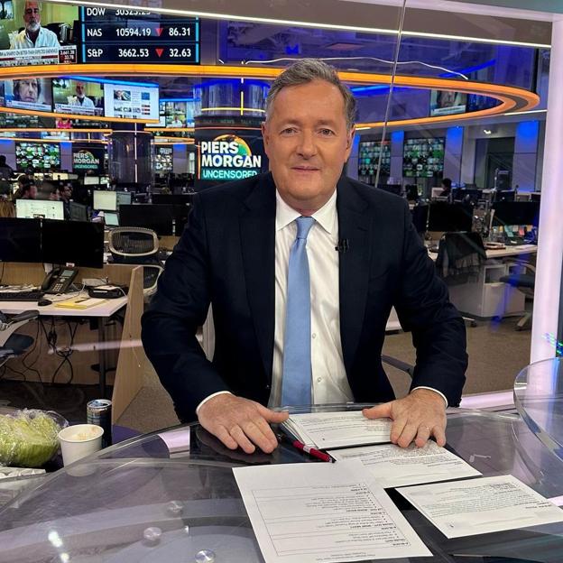 El polemista Piers Morgan presenta un 'talk show' nocturno en la televisión británica. 