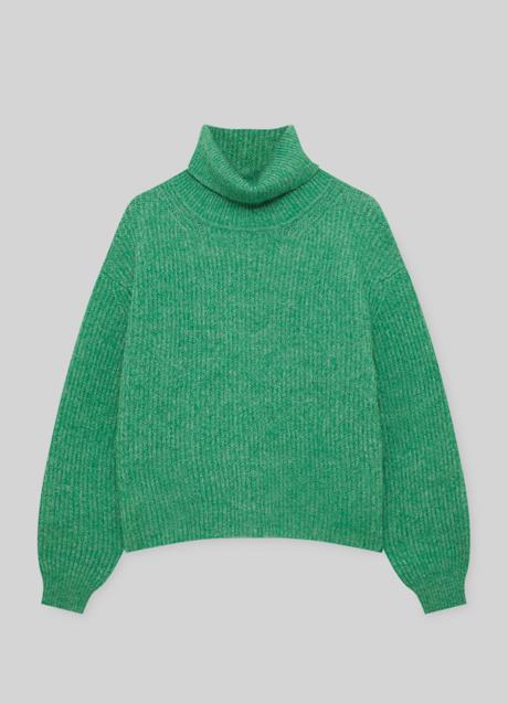 Jersey verde de Pull&Bear, 25,99€.