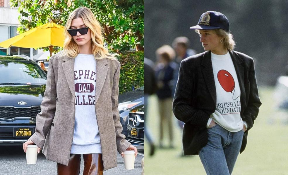 La camiseta de Primark de 6 euros perfecta para conseguir el mejor look de Diana de Gales y Hailey Bieber