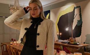 Tenemos las chaquetas cortas de tweed que estilizan y alargan la figura visualmente