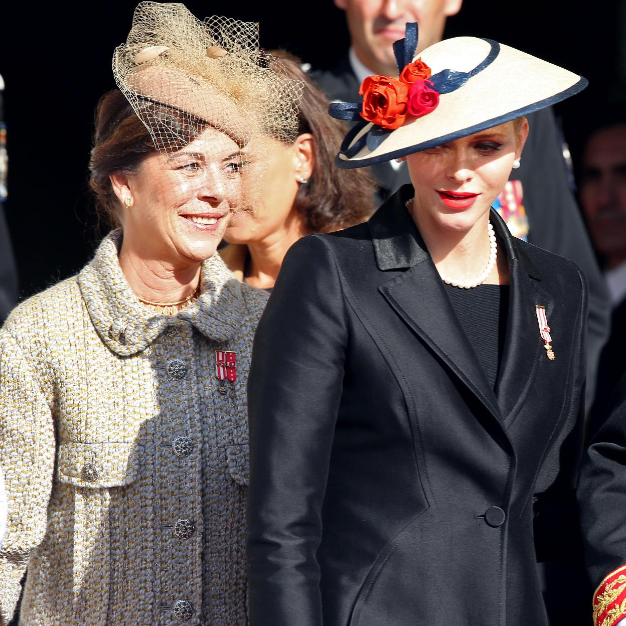 La princesa Carolina de Mónaco y su cuñada, la princesa Charlène/gtres