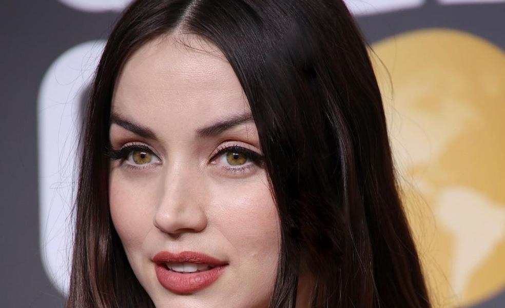 Cómo se consigue la espectacular melena liquid hair de Ana de Armas en los Globos de Oro