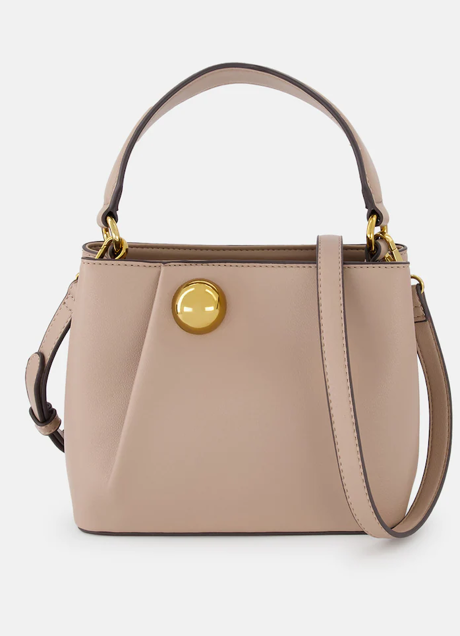 Bolso camel de asa corta de LT, 29,95€ (antes 49,95€).