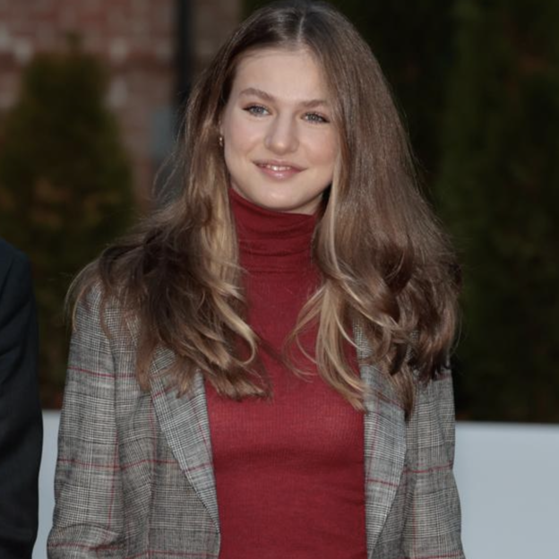 La princesa Leonor, en su última aparición en España: un evento de Cruz Roja al que acudió durante las vacaciones de Navidad. 