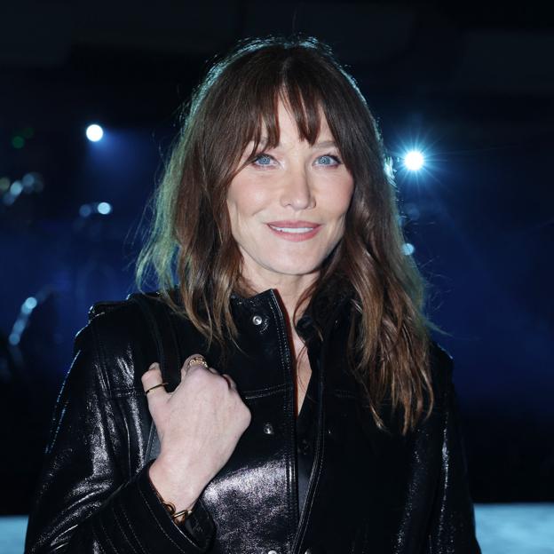 La exsupermodelo Carla Bruni.