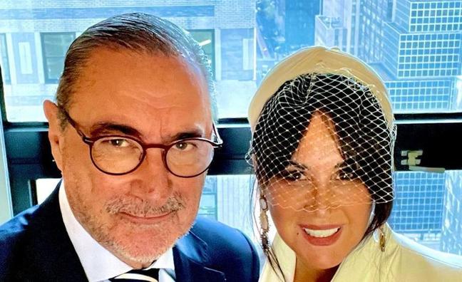 Quién es Pepa Gea, la mujer con la que Carlos Herrera se ha casado en secreto en Nueva York (y los detalles del enlace)