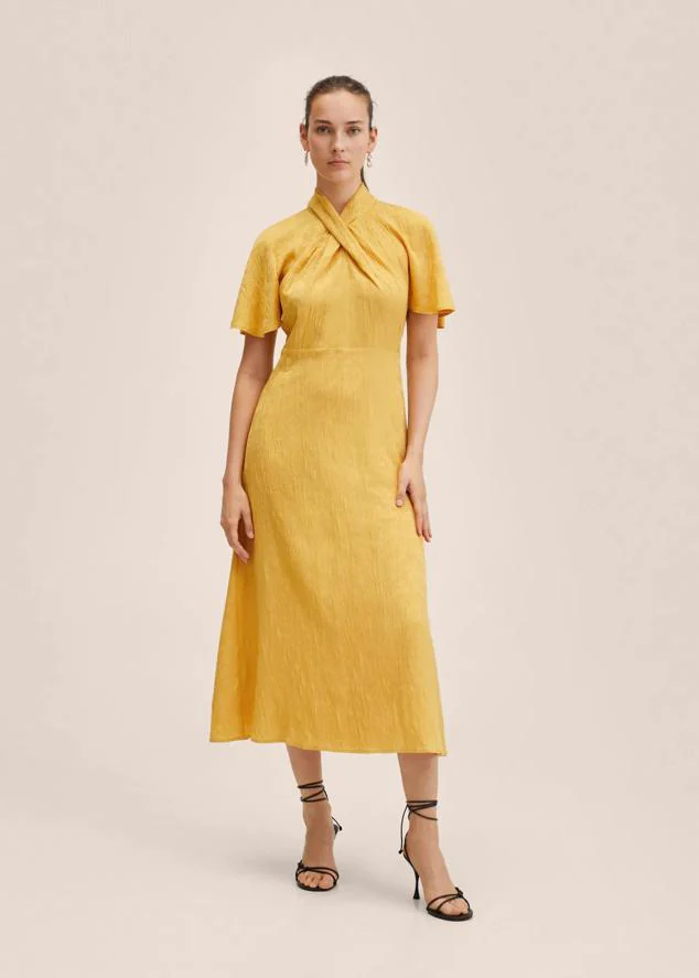 10 vestidos de invitada de las rebajas de Mango Outlet te para ser mejor vestida de primavera Mujer Hoy