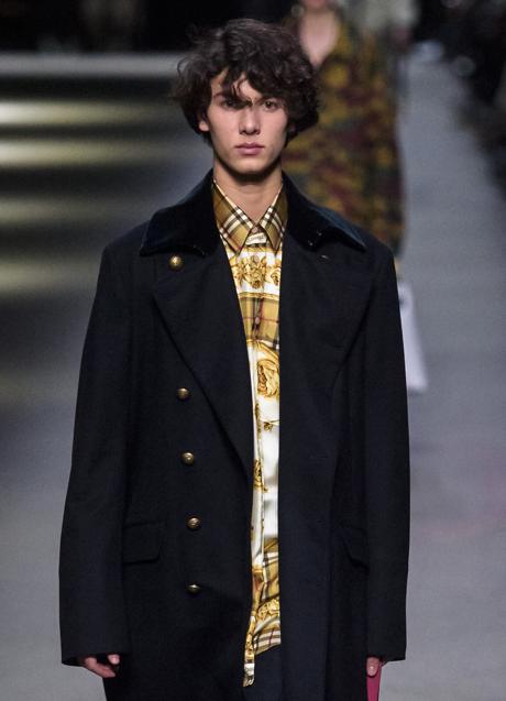 El príncipe Nicolás en un desfile de Burberry en 2018.