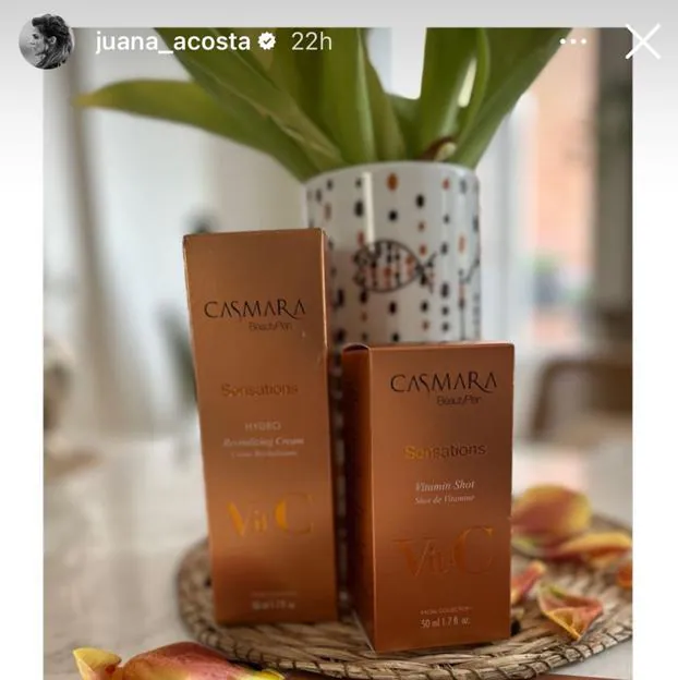 Los cosméticos favoritos de Juana Acosta son de Casmara.