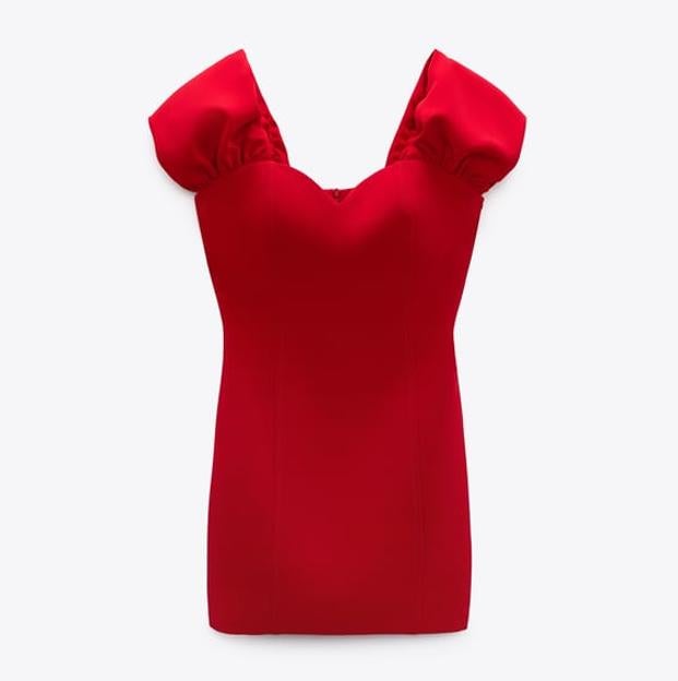 El vestido rojo de Zara.