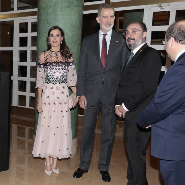 La reina Letizia y el rey Felipe Vi en los Premios Nacionales de Cultura.