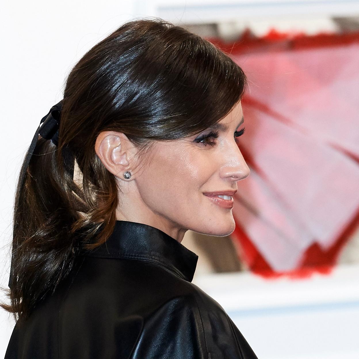 La reina Letizia en ARCO, en 2018./getty