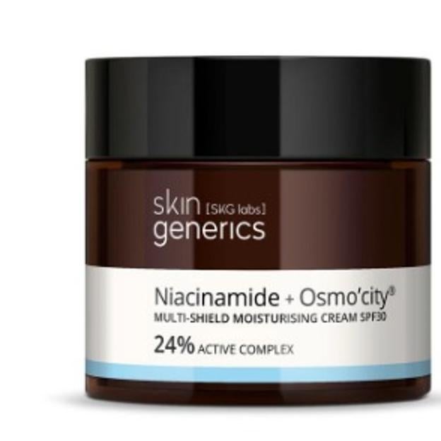 Crema Multi-Protección FPS 30 Niacinamide + Osmo'city® 24% Complejo Activo de Skin Generics.