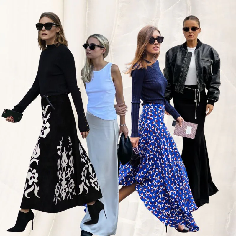 Herméticamente patrón residuo MODA: Seis faldas largas que son ponibles y muy rejuvenecedoras | Mujer Hoy