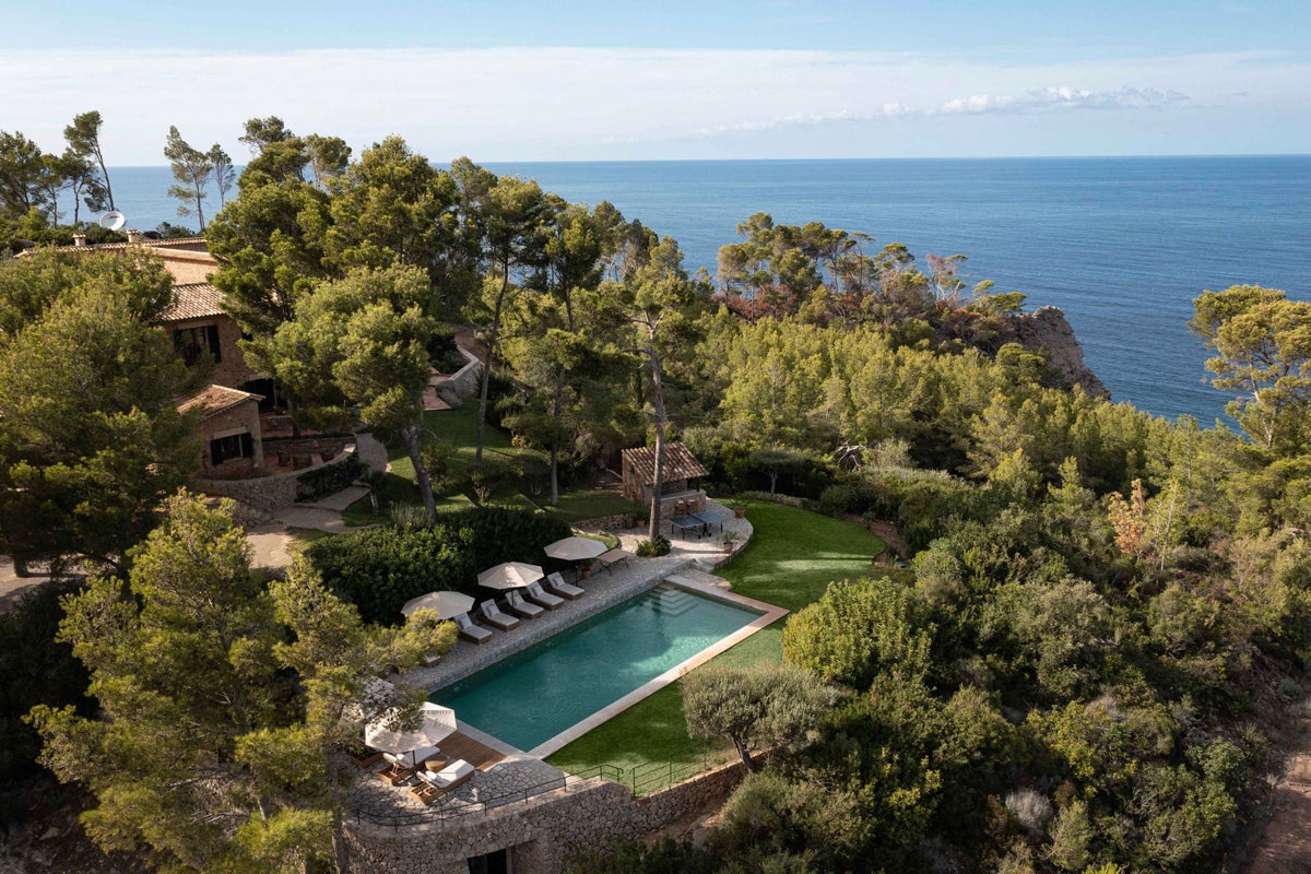 Piscina de la villa Sa Punta de S'Àguila. 