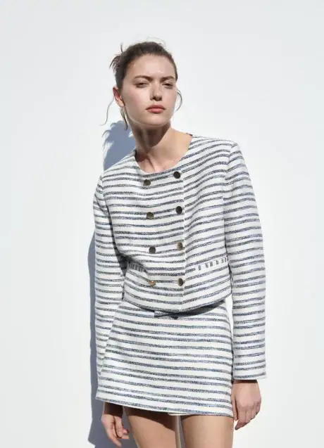 Striped jacket from Zara (49.99 euros)