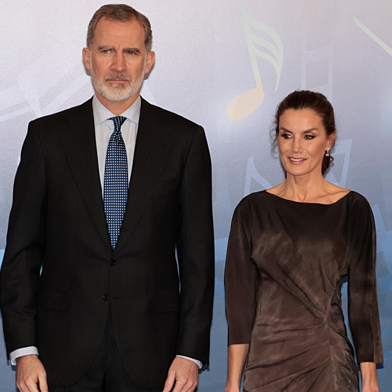 La reina Letizia en el concierto homenaje a las víctimas del terrorismo./twitter