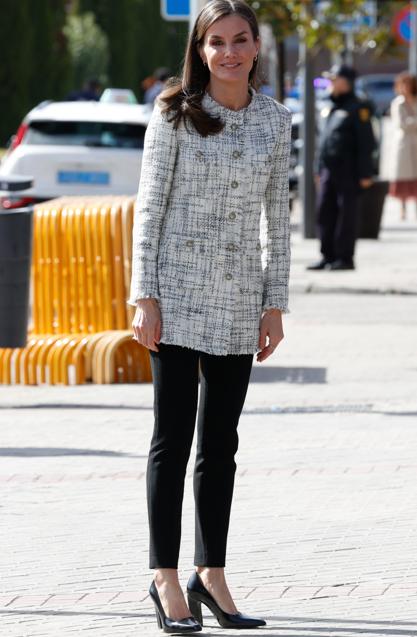 La reina Letizia en la Feria de Valladolid. 14 de marzo de 2023.