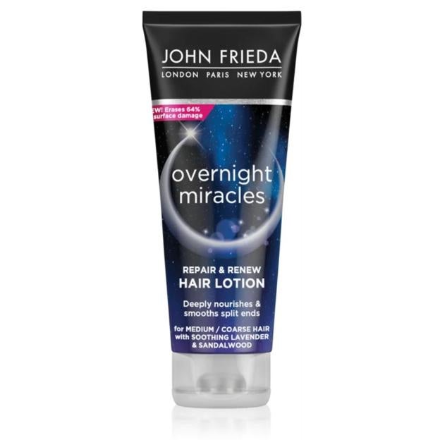 Overnight Miracles Repairrenew Hair Lotion, de John Frieda.