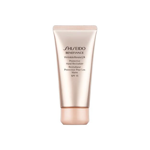 Crema de manos Benefiance WrinkleResist24 Protective Hand Revitalizer de Shiseido.