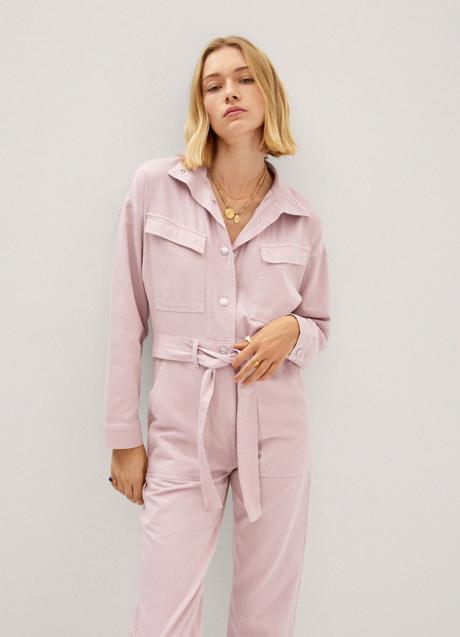 Mono rosa de Mango (49,99 euros)