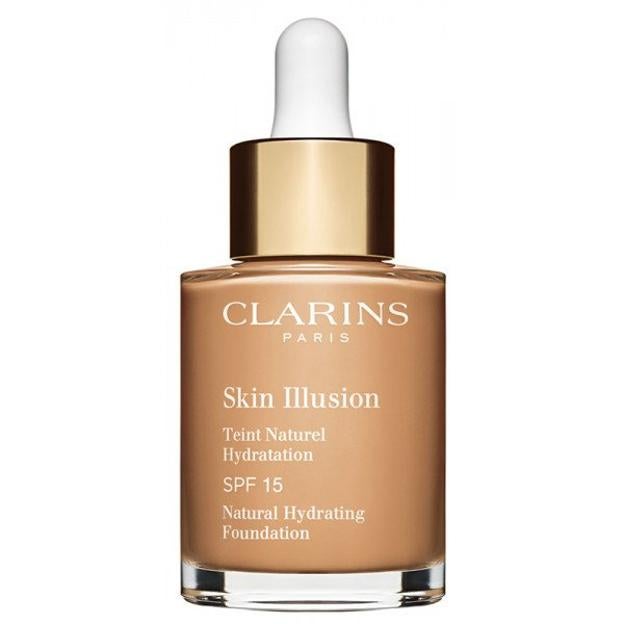 Base de maquillaje Skin Ilusion de Clarins.