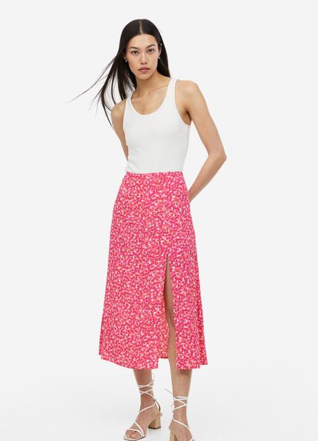 Falda estampada de H&M (19,99 euros)