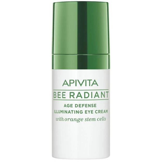 Contra el tono opaco: Bee Radiant Contorno de Ojos Iluminador de Apivita.