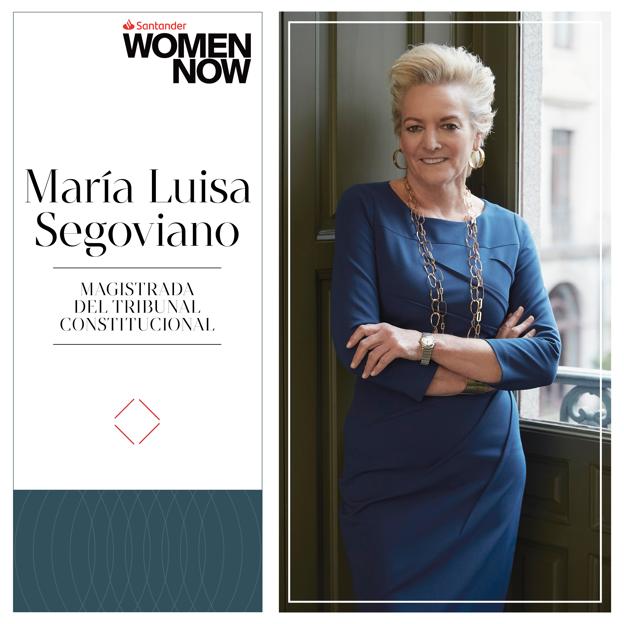 María Luisa Segoviano, magistrada del Tribunal Constitucional, participará en Santander WomenNOW