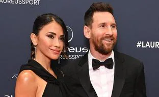 Por qué todo el mundo está hablando del espectacular look de Antonela Roccuzzo, la mujer de Messi, en los premios Laureus