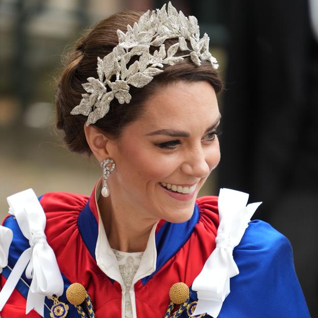 La princesa de Gales durante la celebración de la Coronación de Carlos III.