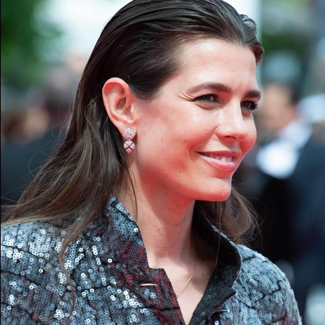 Carlota Casiraghi, muy sonriente en Cannes./gtres