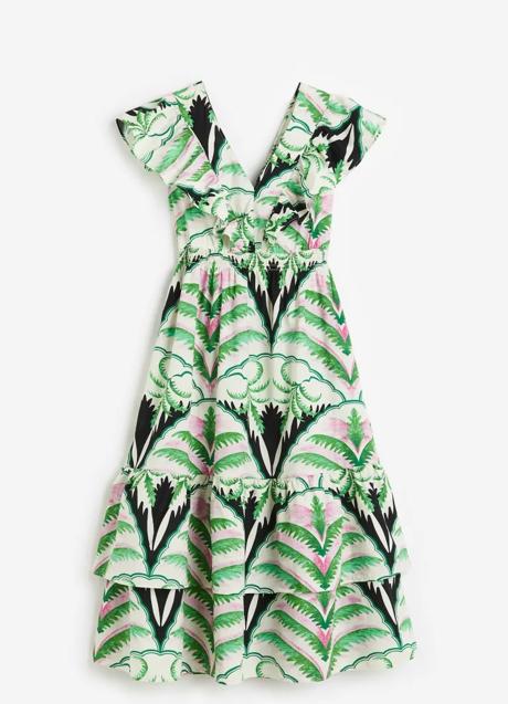 Vestido estampado de H&M (39,99 euros)