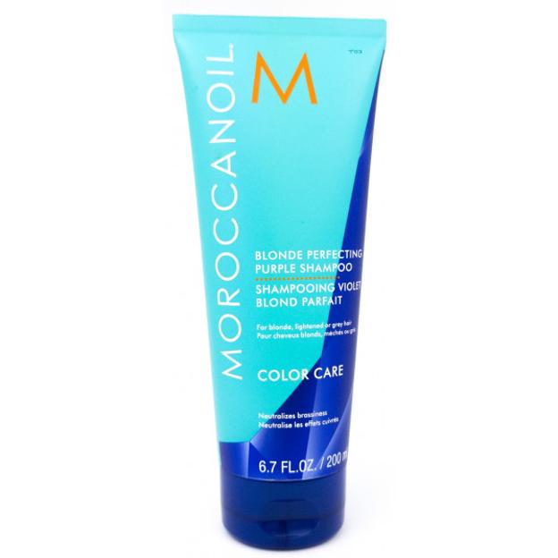 Blonde Perfecting Purple Shampoo de Moroccanoil.