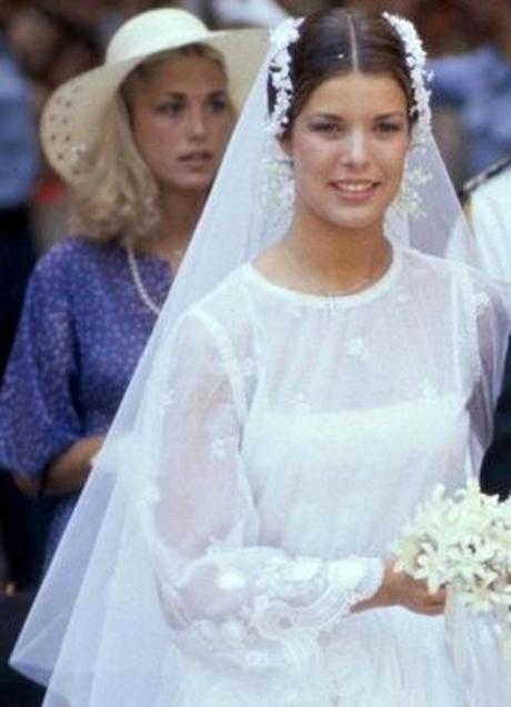 Carolina de Mónaco en su primera boda (1978). Foto: @princesacarolinedemonaco