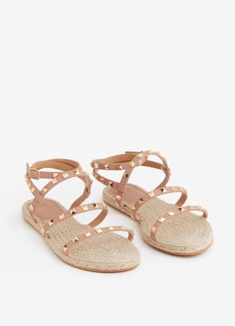 Sandalias de esparto de H&M (39,99 euros)