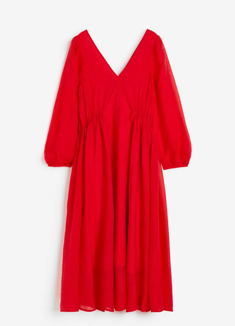 El vestido rojo de H&M.