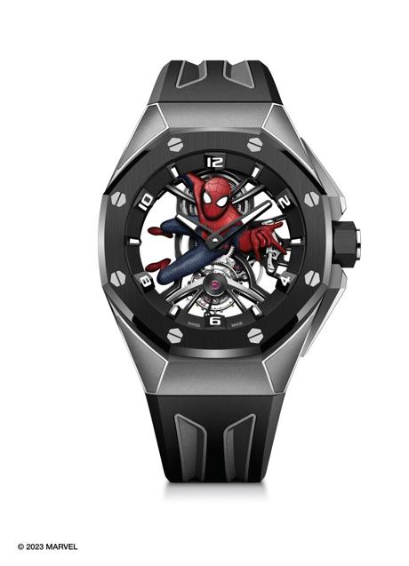 Royal Oak Concept Tourbillon de Audemars Piguet con motivo Spider-Man.