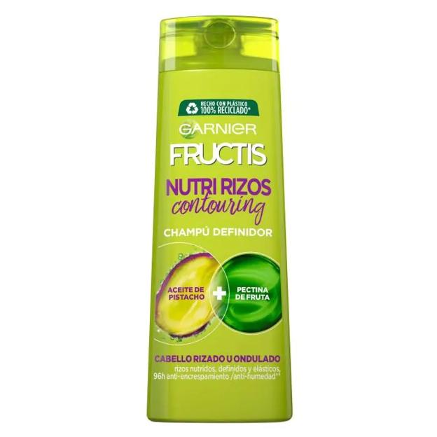 Fructis Nutri Rizos Contouring Champú Pelo Rizado u Ondulado.