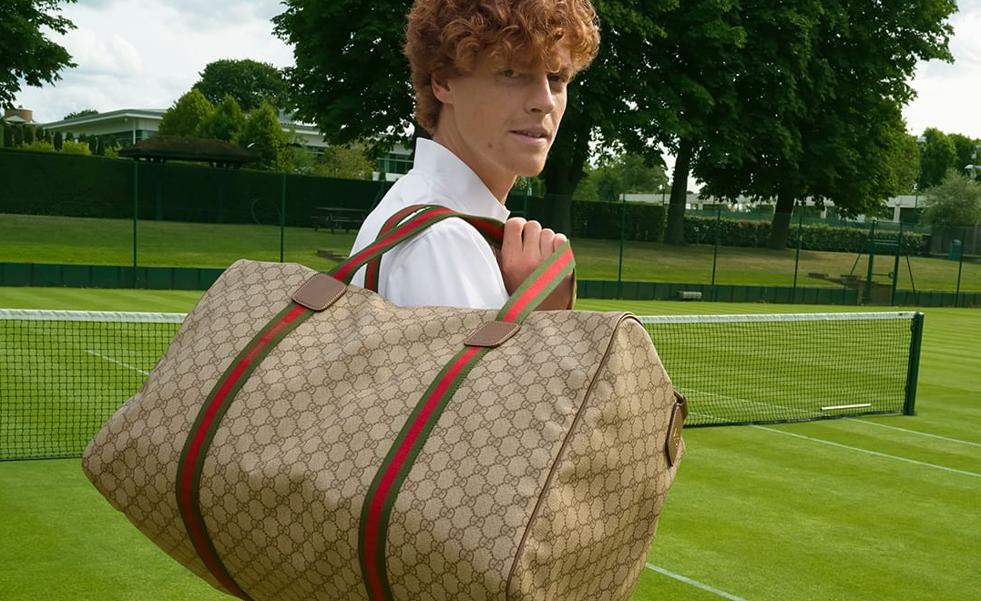 El impresionante bolso de Gucci de Jannik Sinner, el gran protagonista de Wimbledon