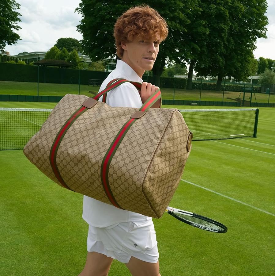 El impresionante bolso de Gucci de Jannik Sinner, el gran protagonista de Wimbledon