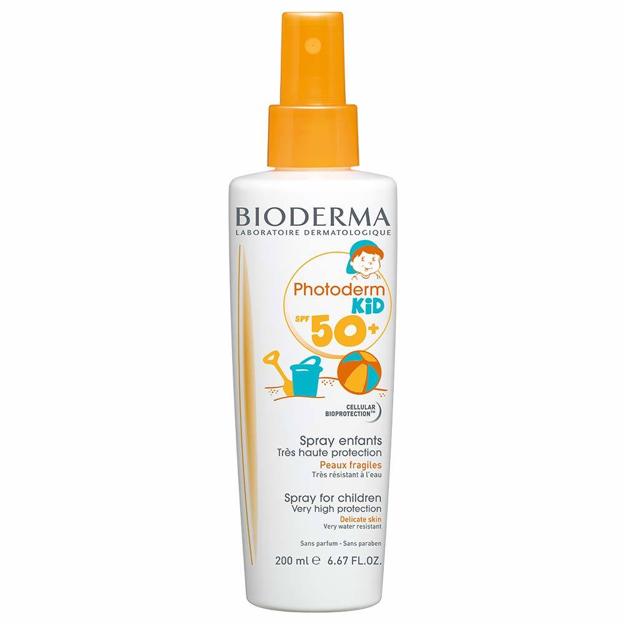 Photoderm Kid Spray SPF50+ de Bioderma. Precio: 20,05 euros