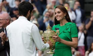 El precioso vestido verde de Kate Middleton fue lo mejor de la final de Wimbledon (después de la victoria de Alcaraz)