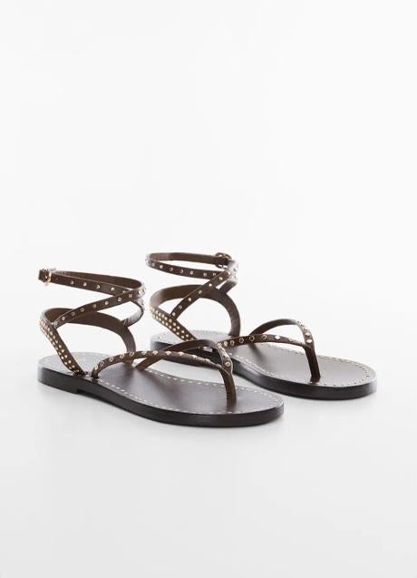 Sandalias de dedo de Mango, 49,99 euros.