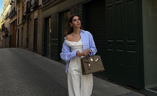 Los siete looks de Mery Turiel para cada día de la semana: vestidos blancos, pantalones masculinos y muchos accesorios de primavera