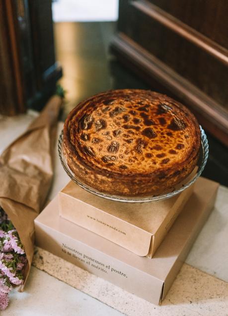 La tarta de queso de Luna & Wanda, una de las más solicitadas de Madrid. / D.R