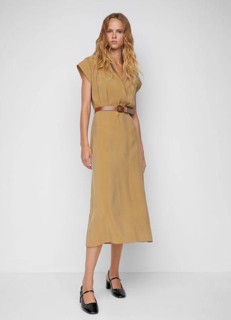 Vestido camisero de Mango (45,99 euros)