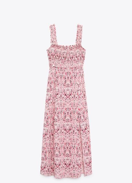 Vestido estampado de Zara (35,99 euros)